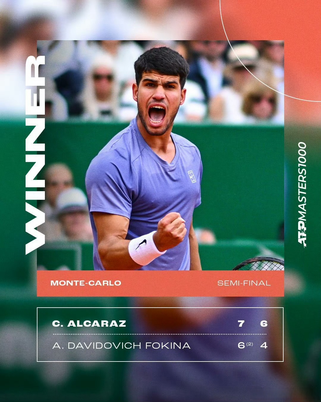 开云体育官网-蒙特卡洛大师赛碾压澳网，阿尔卡拉斯点燃赛场